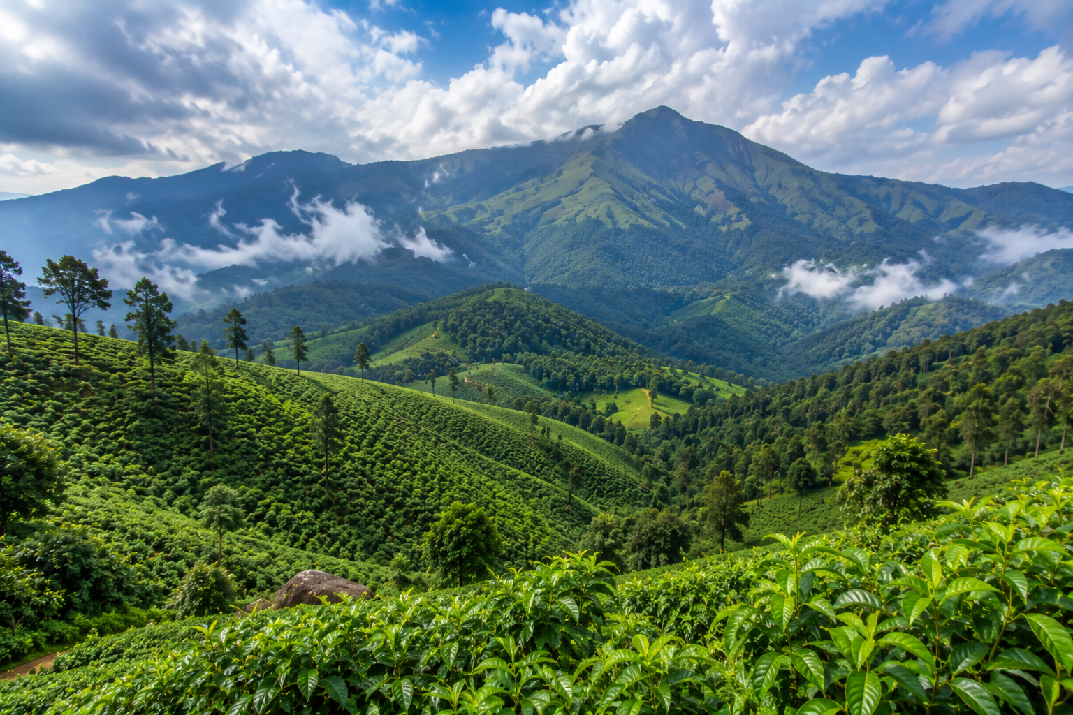 Chikmagalur tour package with coffee plantations and scenic hills