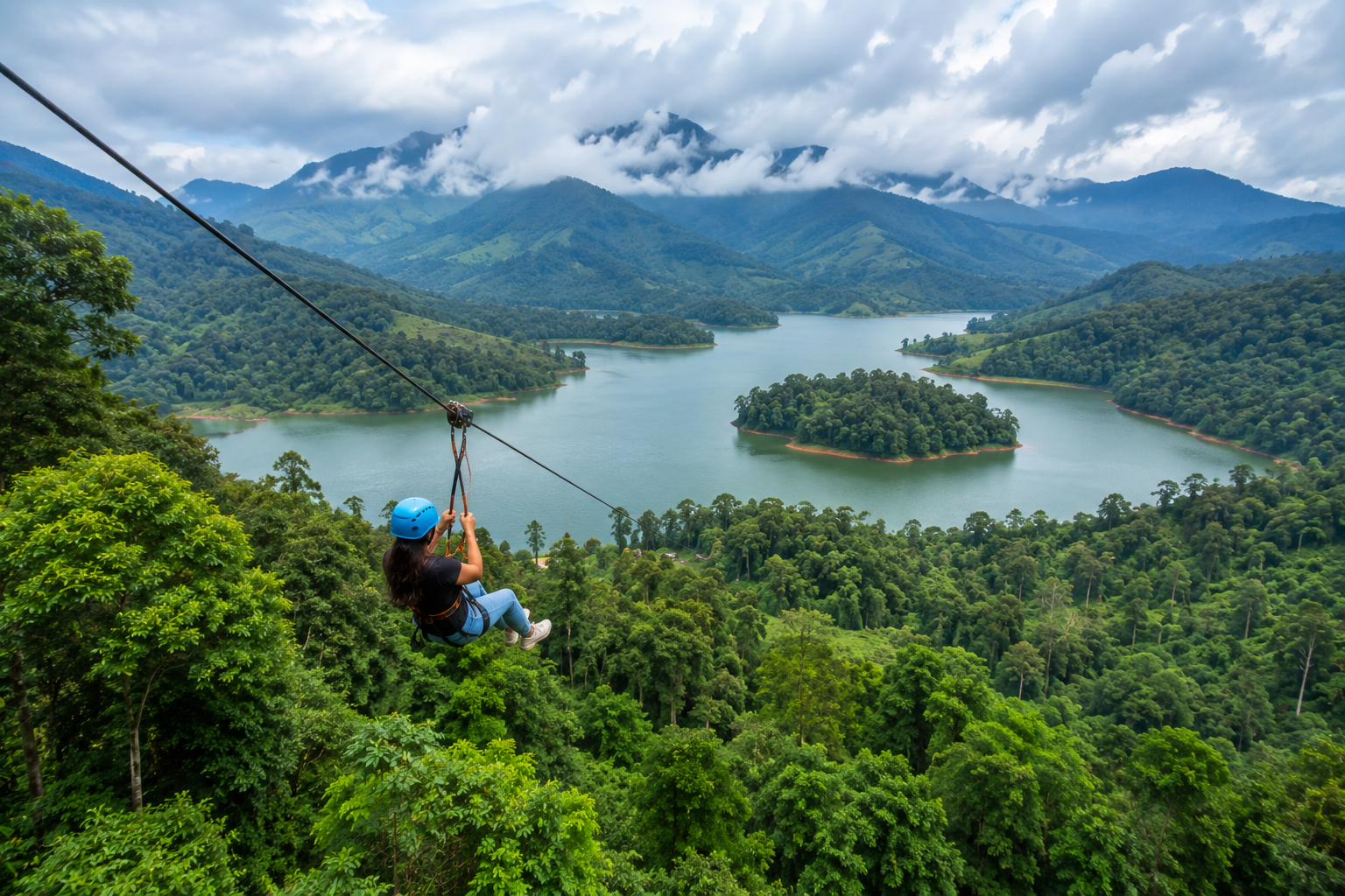 Wayanad holiday package with forests waterfalls and mountains