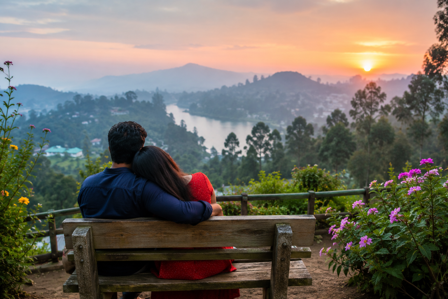 Kodaikanal honeymoon package with lake views and pine forests